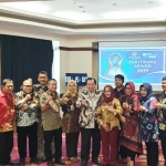 Saat Wali Kota Mojokerto Ika Puspitasari di kegiatan di Kementerian Koordinator Bidang Pembangunan Manusia dan Kebudayaan (Kemenko - PMK) dan tim penilai dari Paritrana Award 2019, Selasa (11/2/2020) di Jakarta.