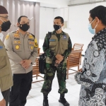 Wali Kota Kediri Abdullah Abu Bakar saat menerima kunjungan BNPB Jatim. foto: ist.