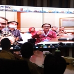 Kadis Komunikasi dan Informatika Kota Kediri saat evaluasi tahap I oleh tim assesor Smart City.