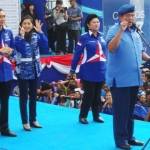 SBY dan Ibas saat kampanye di Jawa Barat. foto: kompas.com