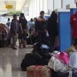 Ilustrasi kedatangan penumpang di terminal bus Pacitan. foto: ist