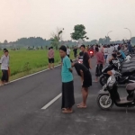 Jalan Lingkar Selatan di Sampang yang kerap digunakan sebagai lintasan balap liar saat bulan Ramadhan.