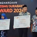 Wali Kota Surabaya, Eri Cahyadi, saat menghadiri acara Lazismu.