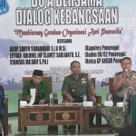 Suasana dialoog kebangsaan dengan narasumber kapolres dan dandim Ponorogo.