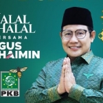 Muhaimin Iskandar, Ketua Umum PKB gelar doa bersama untuk perdamaian dunia yang dikemas dalam acara halal bihalal. 