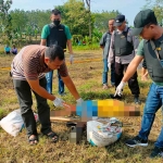 Korban bernama Sumiran (55) ditemukan meninggal dunia di tengah sawah, Minggu (26/3/2023)