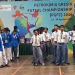 Para peserta PGFC saat pembukaan di SOR Tri Dharma. foto: SYUHUD/ BANGSAONLINE