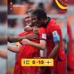 Timnas Inggris sukses mengalahkan Kaledonia Baru 10-0 pada laga Grup C Piala Dunia U-17