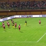 Suasana pertandingan Madura United Vs Barito Putera di SGMRP.