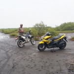 Suasana Pantai Permata di Kelurahan Pilang, Kecamatan Kademangan, Kota Probolinggo.