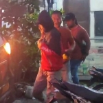 Penangkapan terduga pelaku pembongkaran makam di Pasar Sepanjang Sidoarjo.