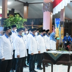 Prosesi pelantikan IKA-PMII Situbondo Masa Khidmat 2021-2026 di Pendopo Kabupaten. foto: MURSIDI/ BANGSAONLINE