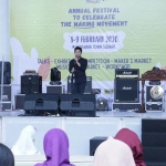 Wakil Gubernur Jatim, Emil Elestianto Dardak Beri Sambutan Pada Acara DIY Festival 2020 "Crafting Sustainability” di Surabaya Town Square. foto: ist.