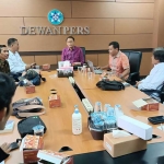 Ketua dan Pengurus PWI Kabupaten Tuban saat menyambangi Dewan Pers.