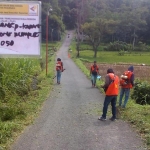 Salah satu kegiatan perawatan jalan oleh DPU Bina Marga yang sudah dikerjakan oleh rekanan.