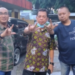 Tiga Bakal Calon Ketua PWI Jatim periode 2021-2026, dari kiri ke kanan: Eko Pamuji, Ainur Rohim, dan Lutfil Hakim. foto: ist.
