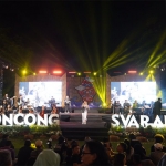 Konser keroncong Svaranusa di kawasan SLG . 