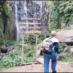 Lokasi Air Terjun Ngleyangan. foto: MUJI HARJITA/ BANGSAONLINE