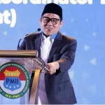 A Muhaimin Iskandar saat pidato sambutan dalam pengukuhan Pengurus Besar IKA Pergerakan Mahasiswa Islam Indonesia (IKA PMII) dan Rakernas di Jakarta Selatan, Minggu (13/7/2025). Foto: instagram
