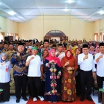 Gubernur Khofifah ketika menghadiri Pesantren Sabilil Muttaqien Summit 2023 di Magetan.