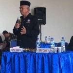 Pengurus PSHT Tuban saat memberikan paparan kepada para anggota perguruan silat