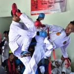 Karate, salah satu cabang olahraga di porkab.