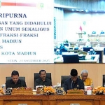 Rapat paripurna DPRD Kota Madiun.