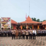 Apel yang digelar Polsek Prajurit Kulon.