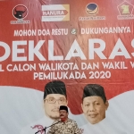 Akhmad Zubaidi, Ketua DPC Partai Gerindra Kota Pasuruan saat memberikan sambutan. (foto: ist).