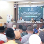 Wali Kota Probolinggo, Habib Hadi Zainal Abidin, saat memberi sambutan.