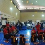 Suasana di Koi Show Jember.