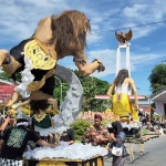 Ogoh-ogoh yang siap diarak. (Ist)