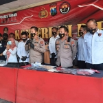 Konferensi Pers Polres Tuban. (foto: ist)