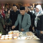 Wabup Sudjarno saat membuka Festival Makanan Khas Ponorogo.