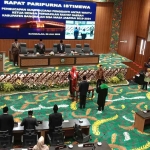 Suasana PAW Ketua DPRD Bangkalan.