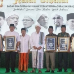 Menkopolhukam, Mahfud MD,  ketika menghadiri kegiatan yang digelar Badan Silaturahmi Ulama Pesantren Madura di Pamekasan