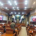 Suasana paripurna DPRD Kabupaten Pasuruan.