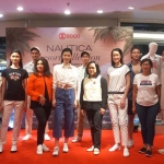 Suasana foto bersama usai gelaran Nautica Resort Collection di SOGO TP Surabaya.