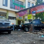 Suasana pembangunan Puskesmas Beji, Kabupaten Pasuruan.