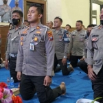 Kasatlantas Polres Pasuruan, AKP Yudhi Anugrah Putra, saat mengikuti ESQ.