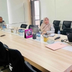 Jajaran Kantah Kabupaten Pasuruan saat mengikuti monitoring dan evaluasi pengelolaan PNBP wilayah Jawa Timur.