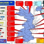 Peta sebaran Covid-19 di Kabupaten Gresik per 25 Juni 2020.