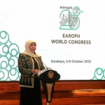 Gubernur Jawa Timur, Khofifah Indar Parawansa, saat menghadiri EAROPH World Congress ke-28.