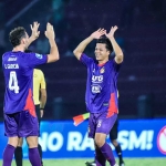 Pemain Persik saat merayakan kemenangan. Foto: Ist