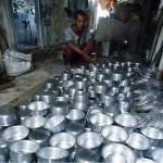Salah satu rumah warga yang menekuni usaha kerajinan panci. foto: eky nur hadi/harian bangsa