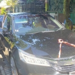 Pengantin laki-laki menikmati layanan mobil pengantin gratis dari ASC Foundation. (foto: ist)