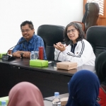 Pj. Wali Kota Kediri Zanariah saat memberi sambutan. (Ist).
