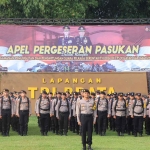 Apel pengamanan Pilkada 2024 di Mapolres Madiun.
