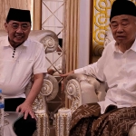 Malik Effendi sowan Prof Dr KH Asep Saifuddin Chalim di Pondok Pesantren Amanatul Ummah Jalan Siwalankerto Utara Surabaya, Senin (29/April/2024). Foto: bangsaonline