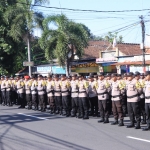Pengamanan jelang Pemilu 2024 Polres Blitar Kota (dok. Ist)